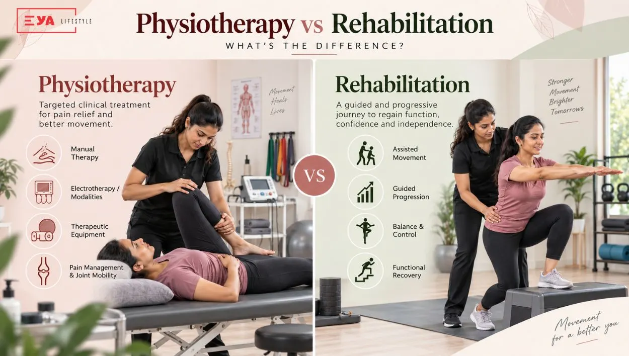 Physiotherapy vs Rehabilitation: Key Difference